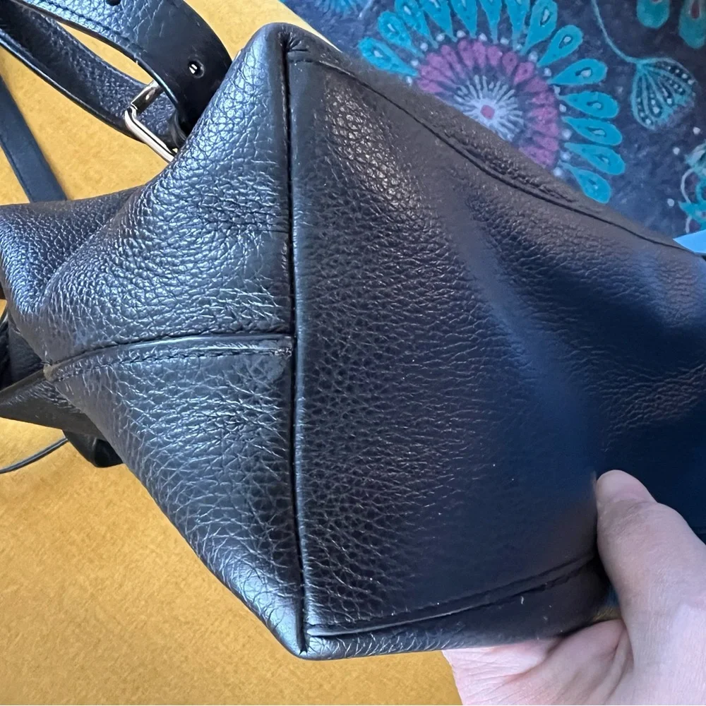 Coach Elle Backpack in black pebbles
Leather. Like new. Gold tone hardware. - Picture 16 of 16